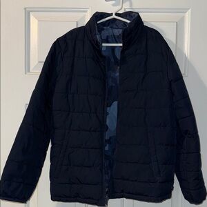 GAP Kids Navy Puffer Jacket *Reversible*